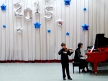 Сольный концерт юного скрипача  Папушева Александра