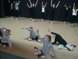 Репетиция детского балета "Щелкунчик"