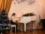 Новогодний концерт учащихся младших классов в ДШИ ОП п. Тимирязевский